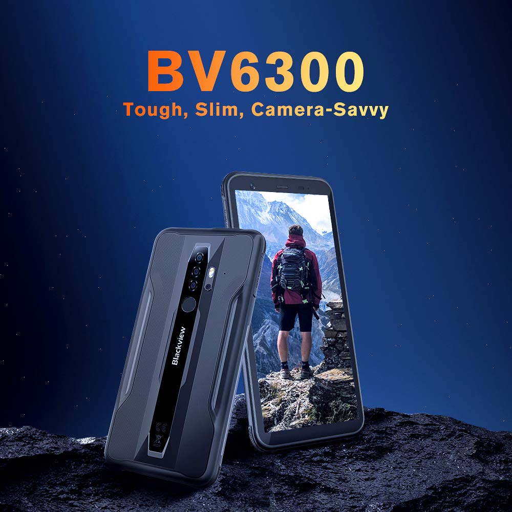 Amazon | BV6300頑丈なスマートフォン4GデュアルSIM電話、3GB RAM 32GB